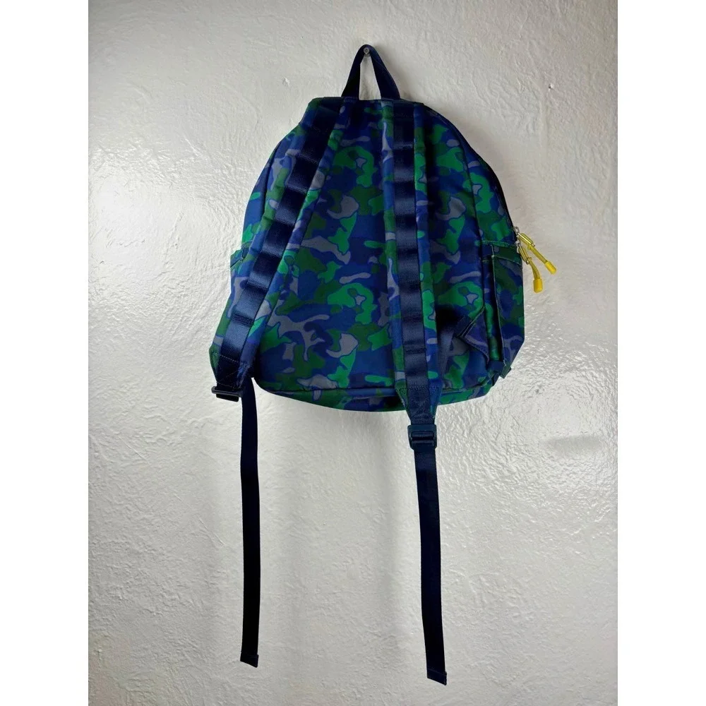 STATE Kane Kids Backpack Green Blue Camouflage School Travel Outdoor Camo 2 Zip‎